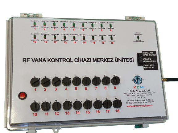 KABLOSUZ 10KM VANA &amp; SU POMPASI KONTROL SİSTEMİ