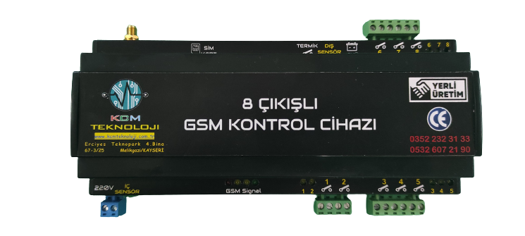 GSM 8 ROLE KONTROL CIHAZI